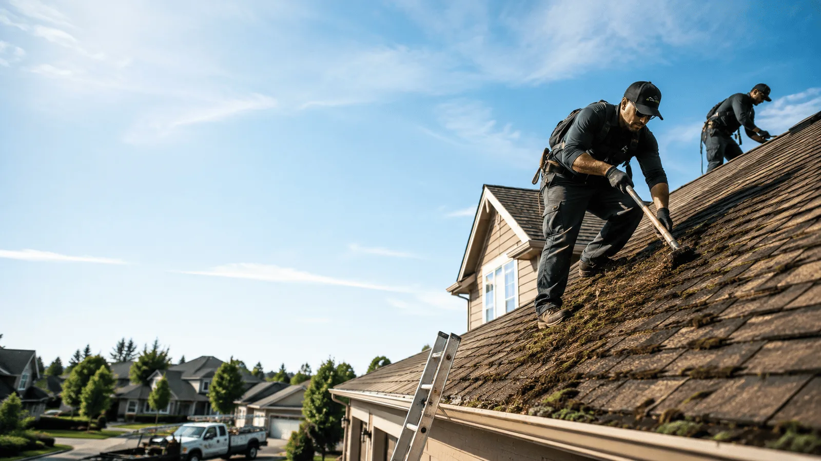 Roof Moss Removal in Free Soil, MI near me